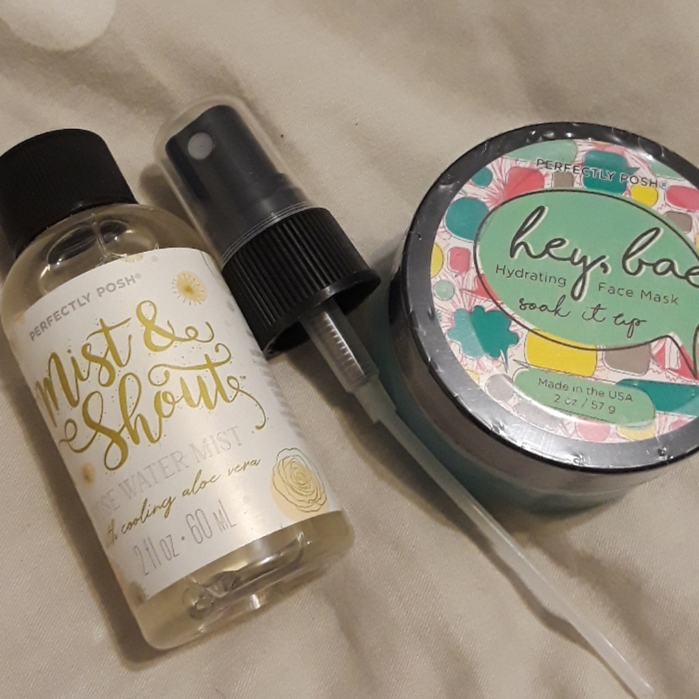 Mist and Shout and Hey Bae Face Mask